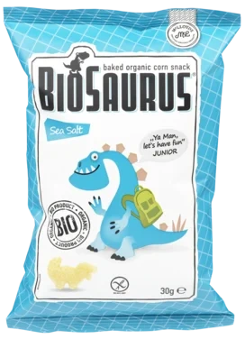 Biosaurus Seasalt Junior Økologisk Glutenfri Vegansk