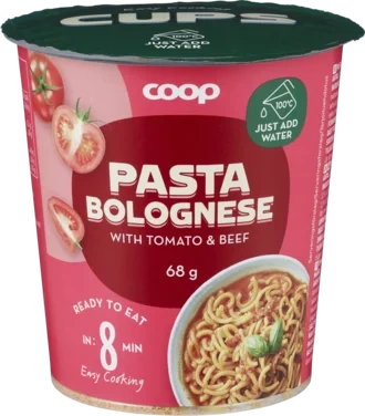 Bolognese meal cup