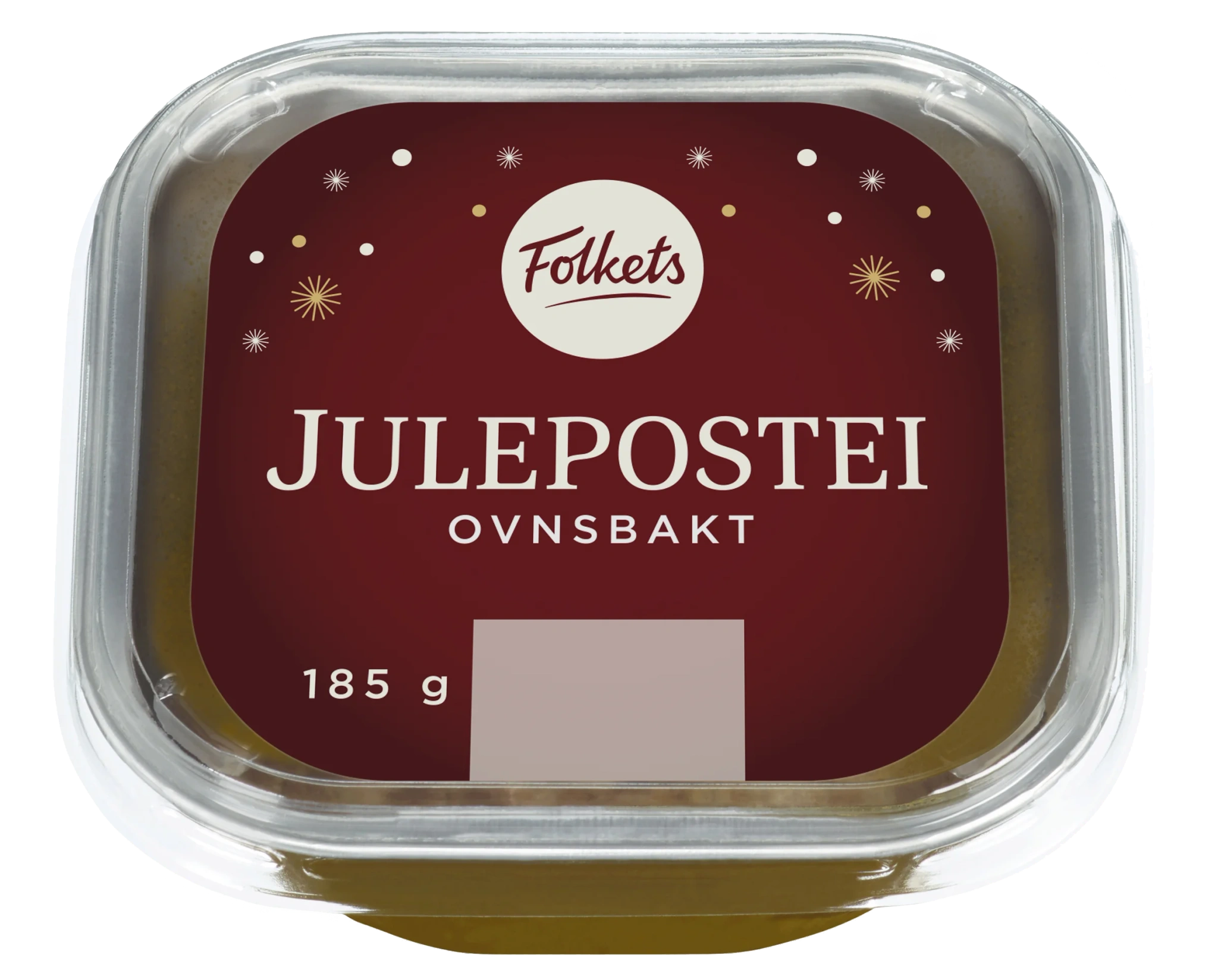 Julepostei Ovnsbakt 185g Folkets