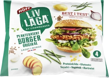 Hoff Liv Laga Plantebasert Burger Original 500g