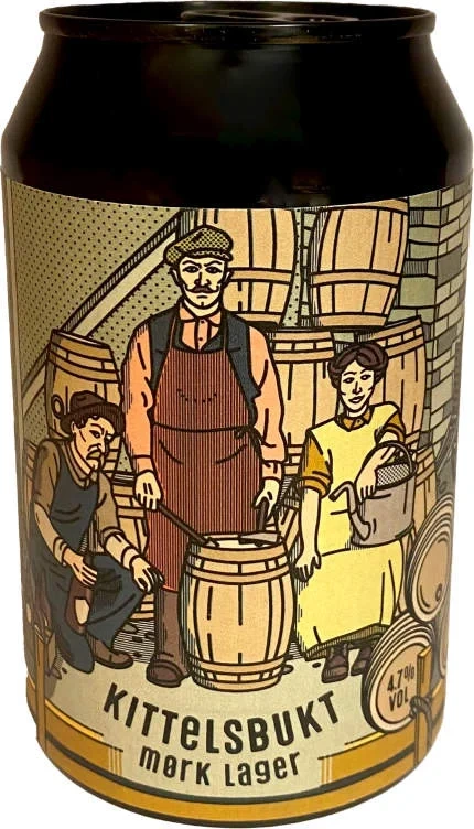 Kittelsbukt Mørk Lager 0,33l boks Arendals