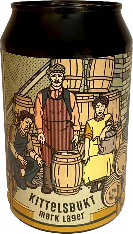 Kittelsbukt Mørk Lager 0,33l boks Arendals