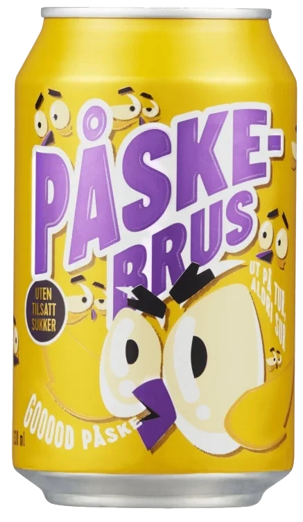 Påskebrus u/Sukker 0,33l boks