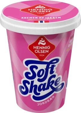Soft Shake Jordbær 210ml Hennig-Olsen