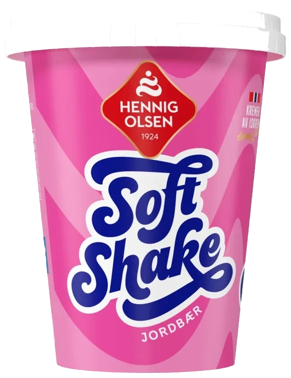 Soft Shake Jordbær 11x210ml Hennig-olsen