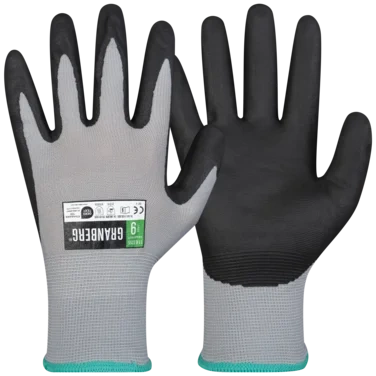 Monteringshansker Strikket Nitrilb 6/xs