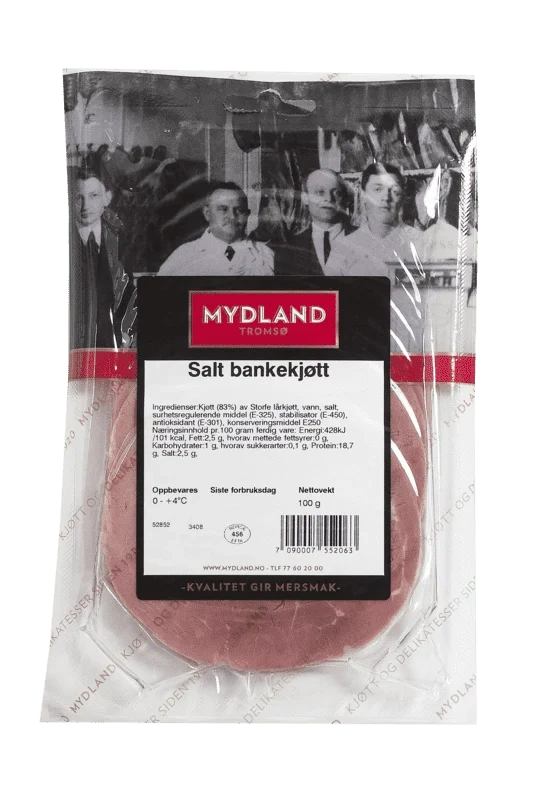 Salt Bankekjøtt 100g Mydland