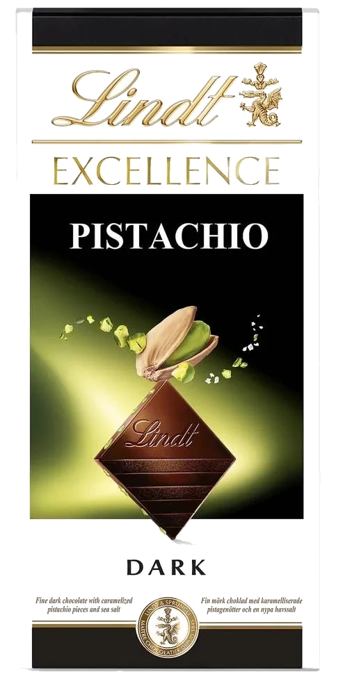 Excellence Pistasj, mørk sjokolade