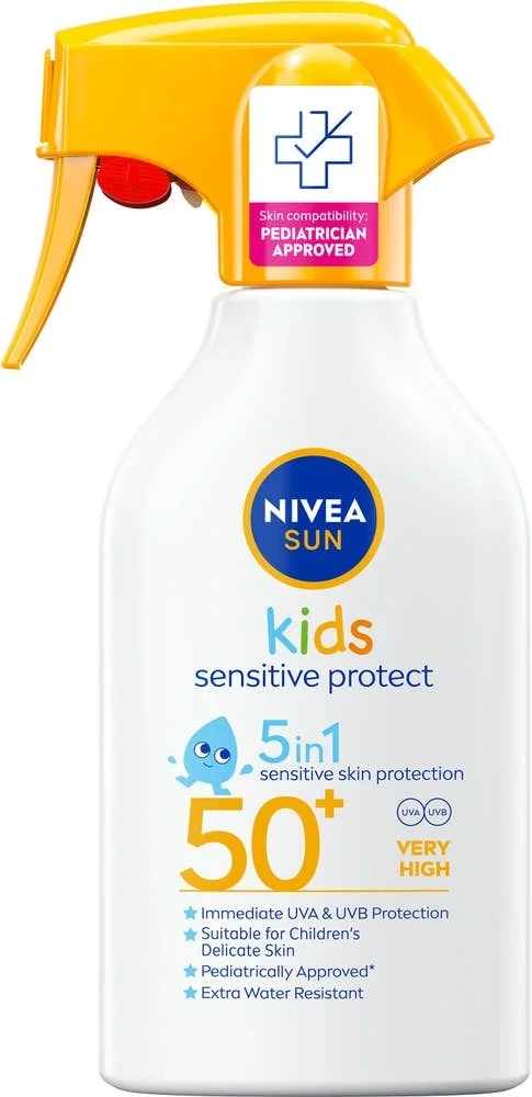 Solskydd Kids Sensitive Protect Trigger Spray SPF50+