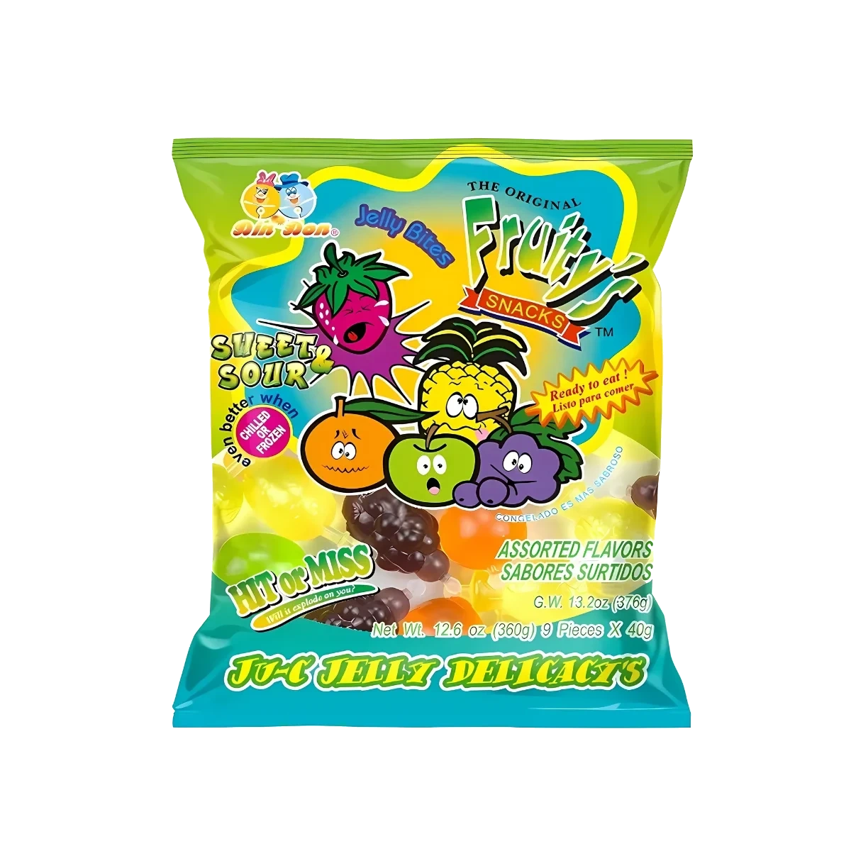 JU-C Assorted sweet & Sour Jelly 376 g