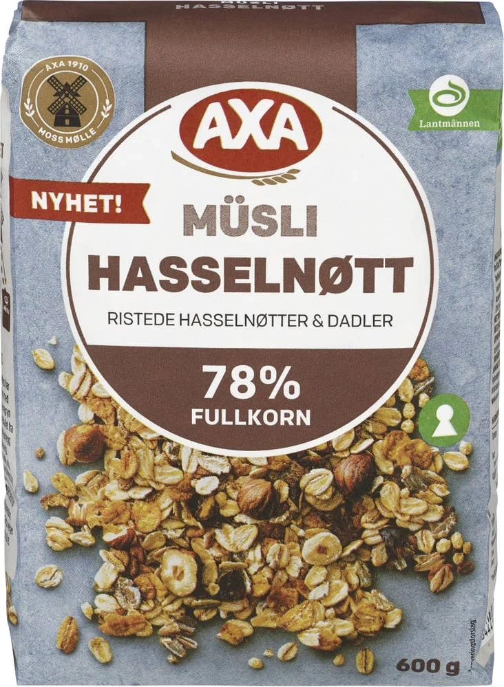 Hasselnøtt-müsli