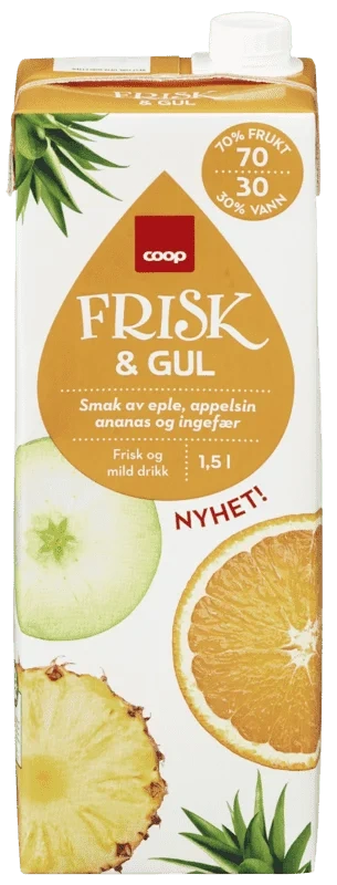 Coop Frisk og Gul 1,5l
