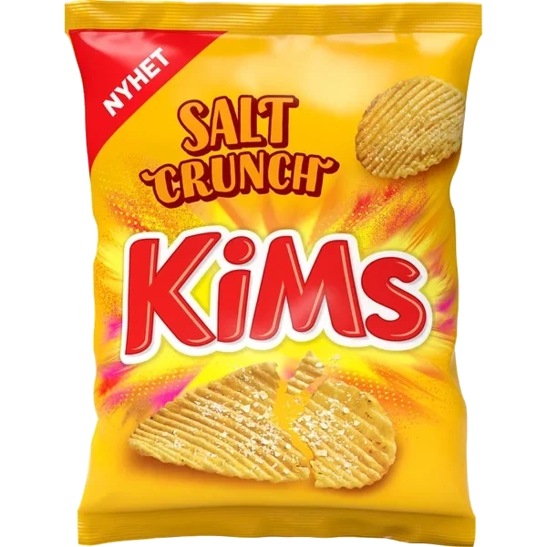 Kims Potetgull Salt Crunch 200g