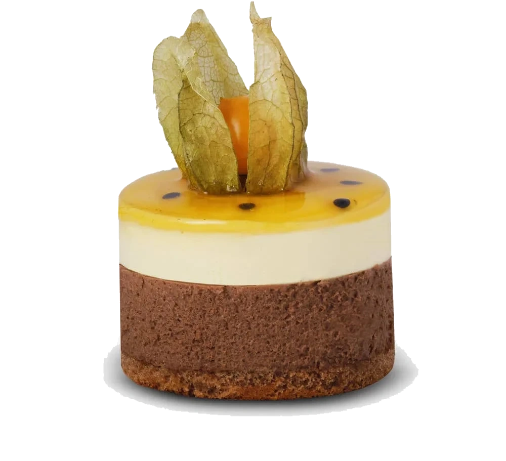 Passion- och Chokladbakelse 2-p