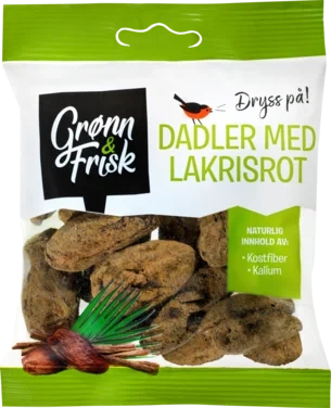 Dadler med Lakris 90g Grønn & Frisk
