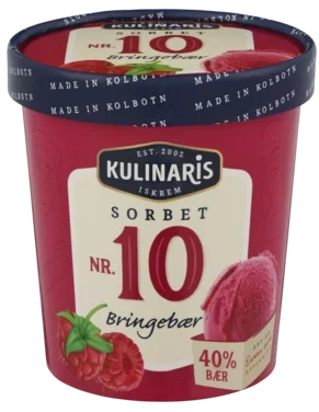 Kulinaris Sorbet Bringebær 0,5l