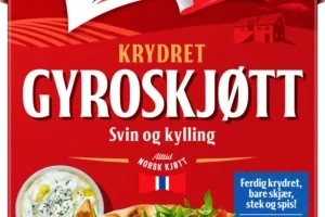 xKrydret Gyroskjøtt 390g Enh