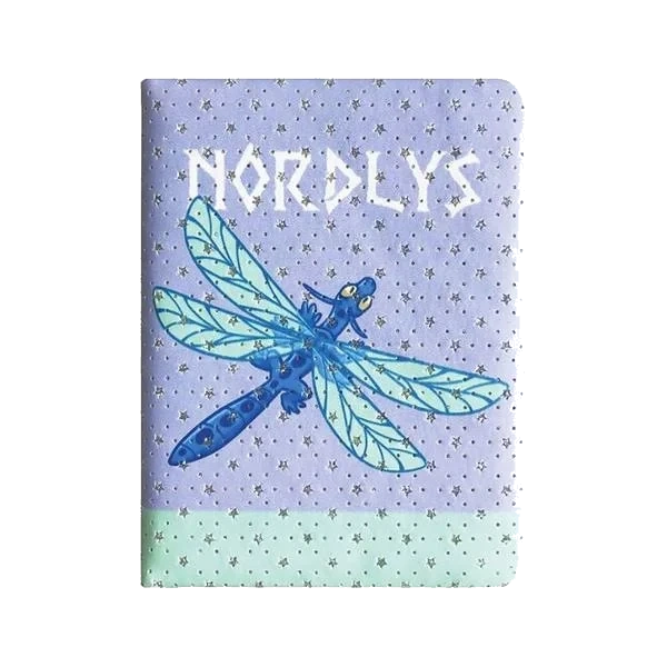 Nordlys Notatbok med Glitter