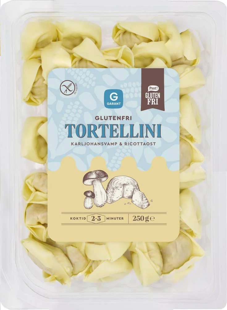 Tortellini Karljohansvamp & Ricottaost Glutenfri