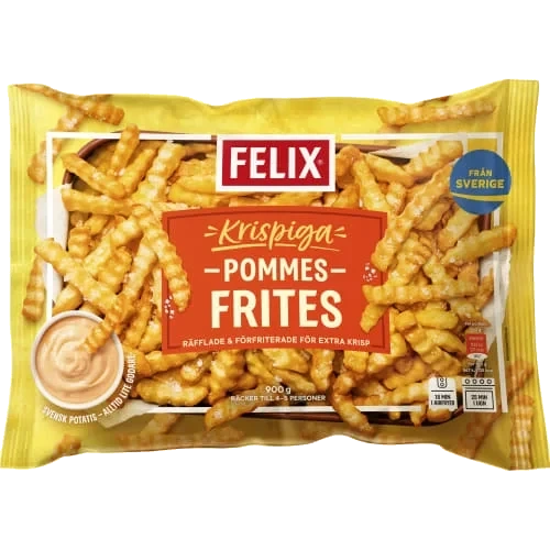 Pommes Frites Frysta