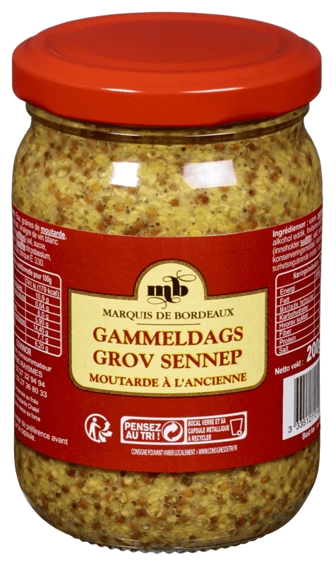 M.D.B. Dijon Grov Sennep 200g