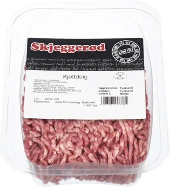 Kjøttdeig 400g Skjeggerød Import