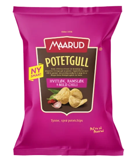 Maarud Hvitløk Ramsløk & Mild Chili 200g