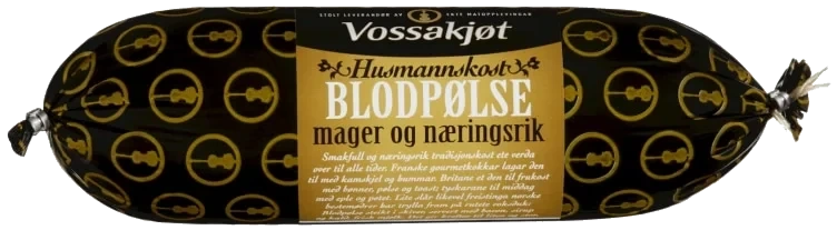 Blodpølse, Vossakjøt