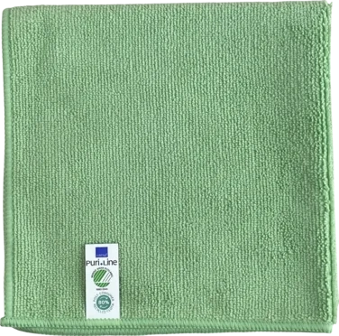 Rengjøringsklut, Abena Puri-line Basic, 40x40cm, Grønn, Mikrofiber