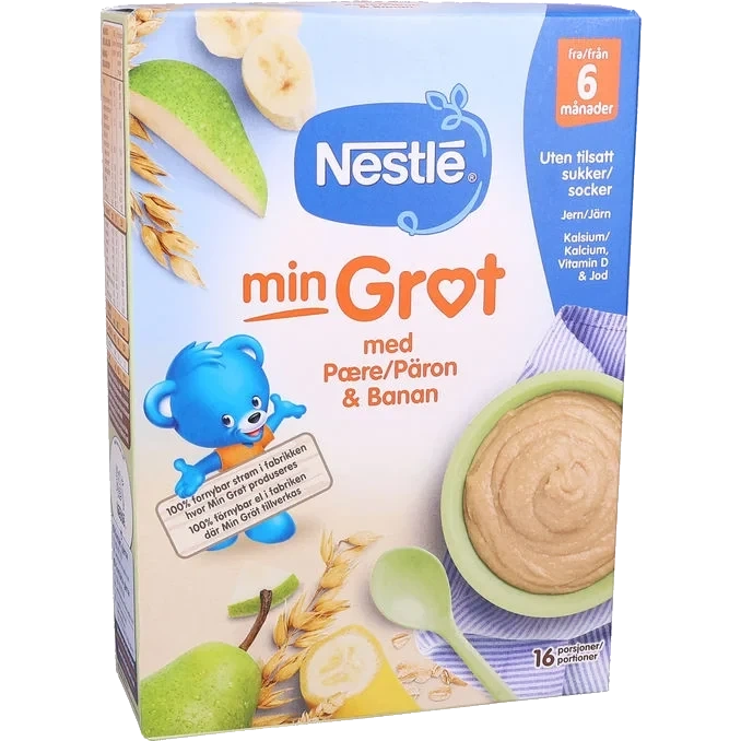 Päron Banan Gröt