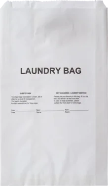 Laundry Bag Hvit 320/75x550mm - 250stk
