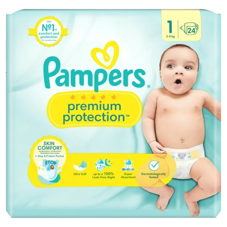 Bleier Pampers S1 Newbaby Premprot 2-5kg 24st