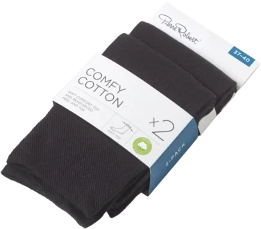 Comfy Cotton X2 37-40 Black