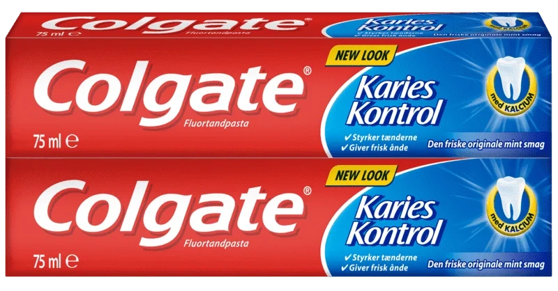 Colgate Tannkrem Karies Kontroll 2x75ml