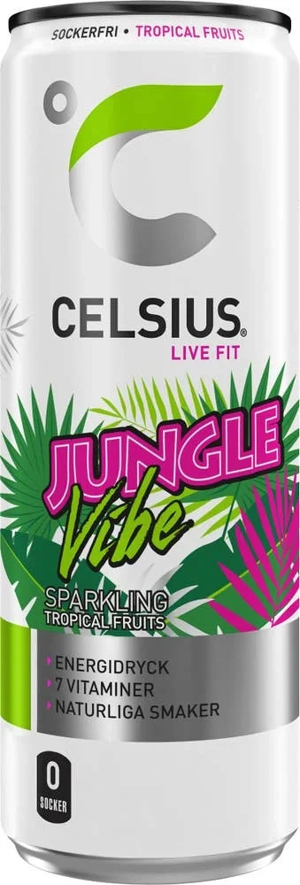 Energidryck Jungle Vibe Sockerfri