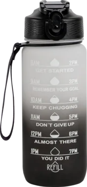 Drikkeflaske Black And White 600ml Hollywood Motivational Bottle