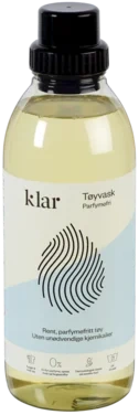 Klar Tøyvask Parfymefri 750ml