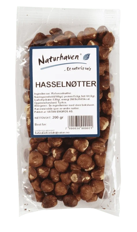 Naturhaven Hasselnøttkjerner 200g