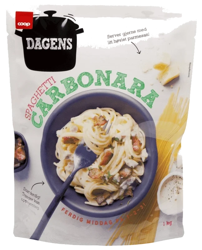 Coop Dagens Spaghetti Carbonara 1kg