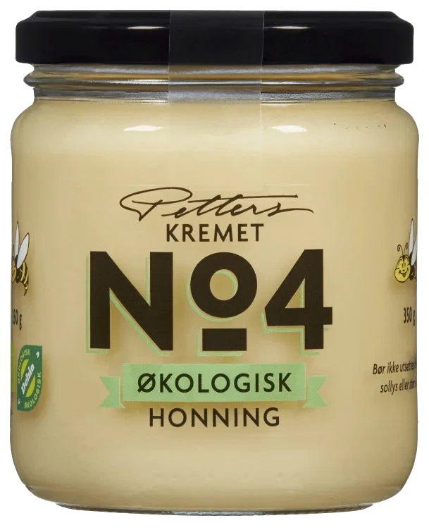 Honning No.4 Kremet Økologisk 350g