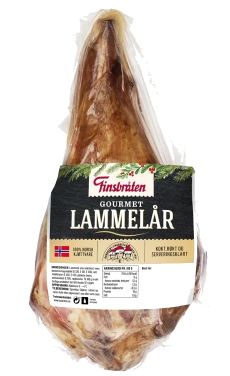 Lammelår Varmrøkt/Kokt Finsbråten