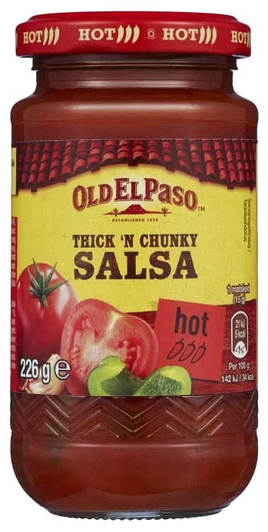 Taco Salsa Hot 226g Old El Paso