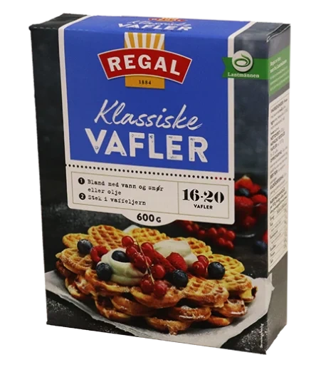 Klassiske Vafler 600g