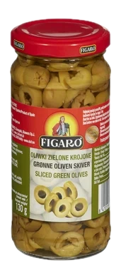 Oliven Grønn Skivet 240g Figaro