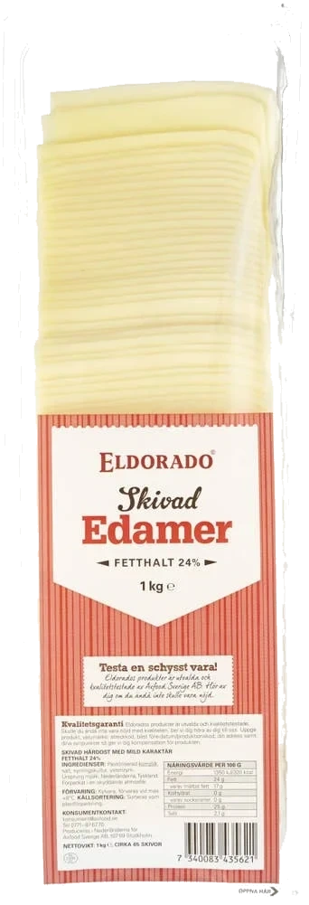 Edamer Skivad 24%