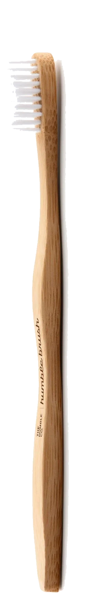 The Humble Co. Bambu Tandborste Vuxen Vit