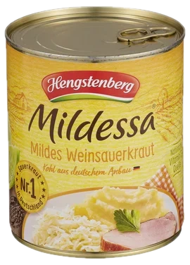Sauerkraut Mildessa 770g Hengstenberg