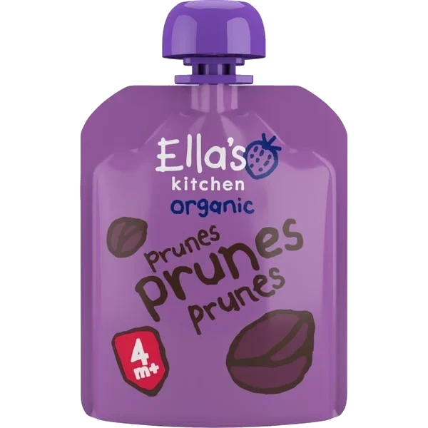 Ellas Fruktpure Svisker Økologisk 4mnd 70g