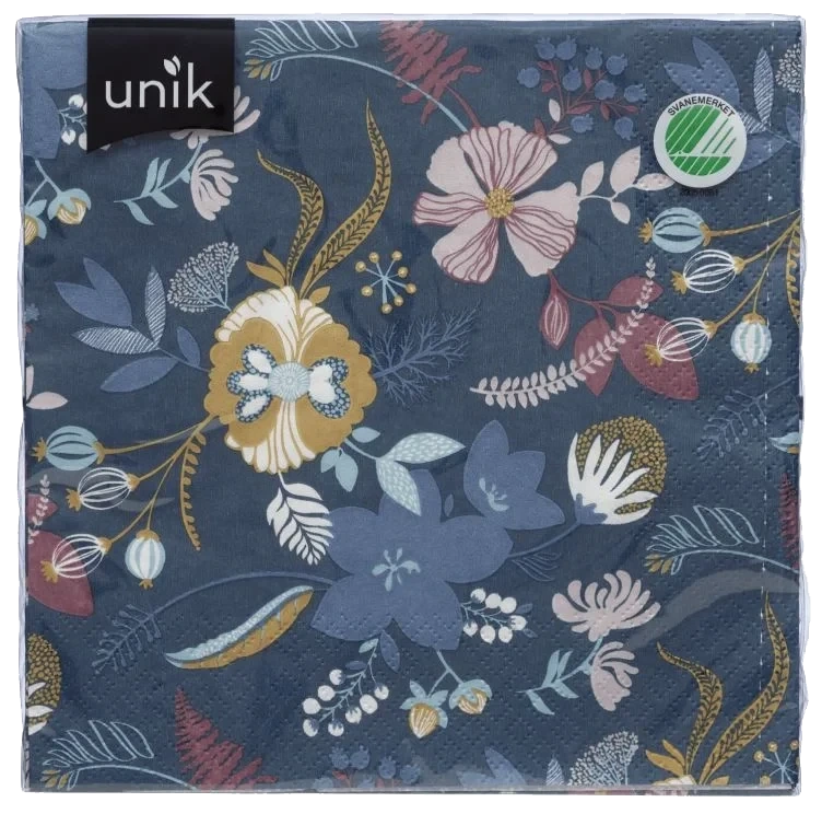 Serviett Lunsj Flora 20stk Unik