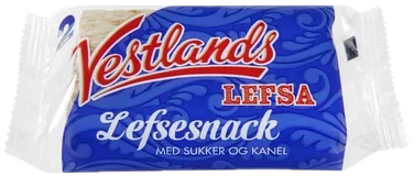 Lefsesnack 2stk 70g Vestlandslefsa